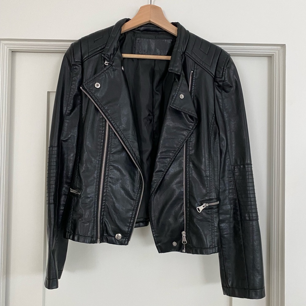 Faux Leather Jacket